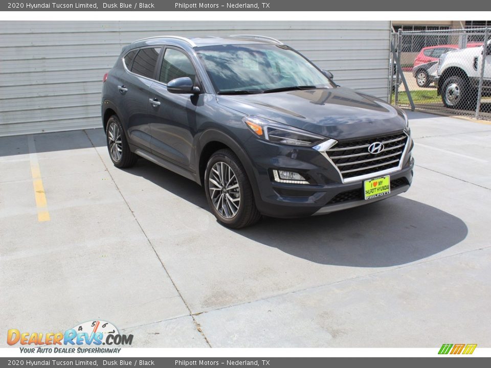 2020 Hyundai Tucson Limited Dusk Blue / Black Photo #2