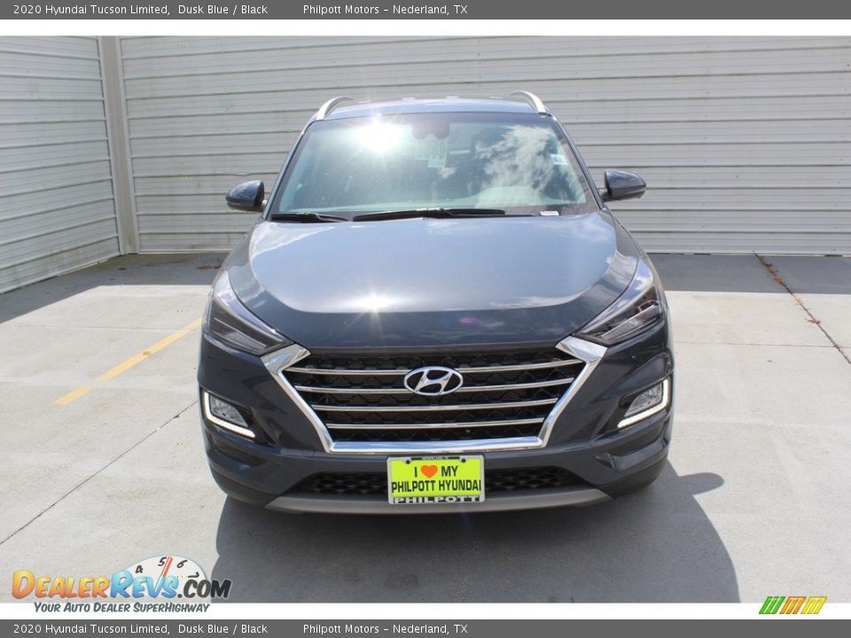 2020 Hyundai Tucson Limited Dusk Blue / Black Photo #3