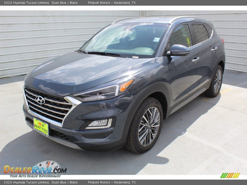 2020 Hyundai Tucson Limited Dusk Blue / Black Photo #4