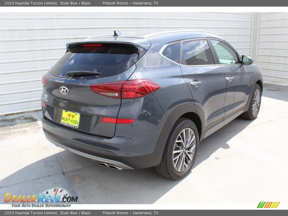 2020 Hyundai Tucson Limited Dusk Blue / Black Photo #8