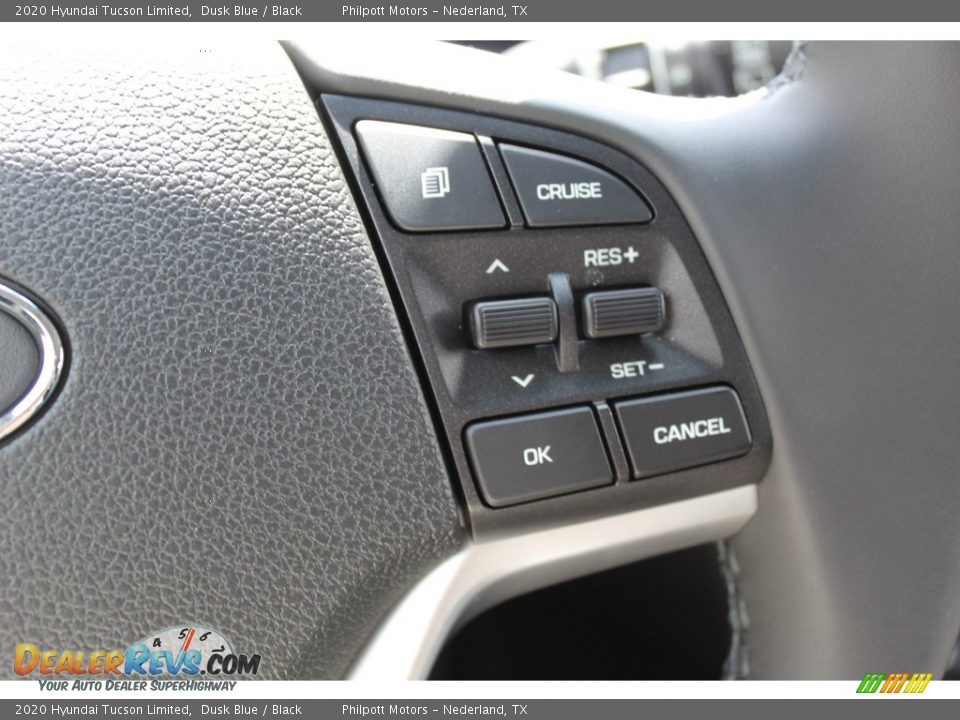 2020 Hyundai Tucson Limited Dusk Blue / Black Photo #12