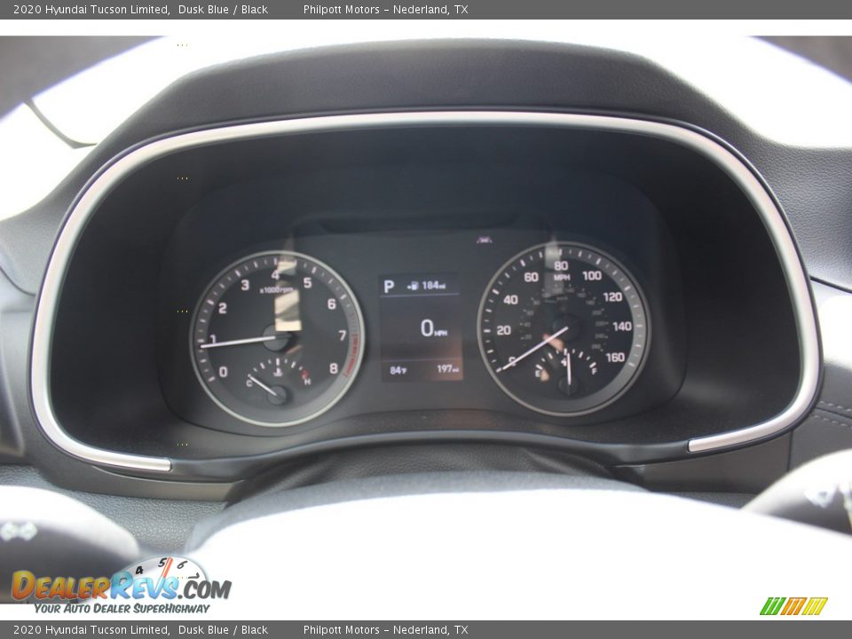 2020 Hyundai Tucson Limited Dusk Blue / Black Photo #13