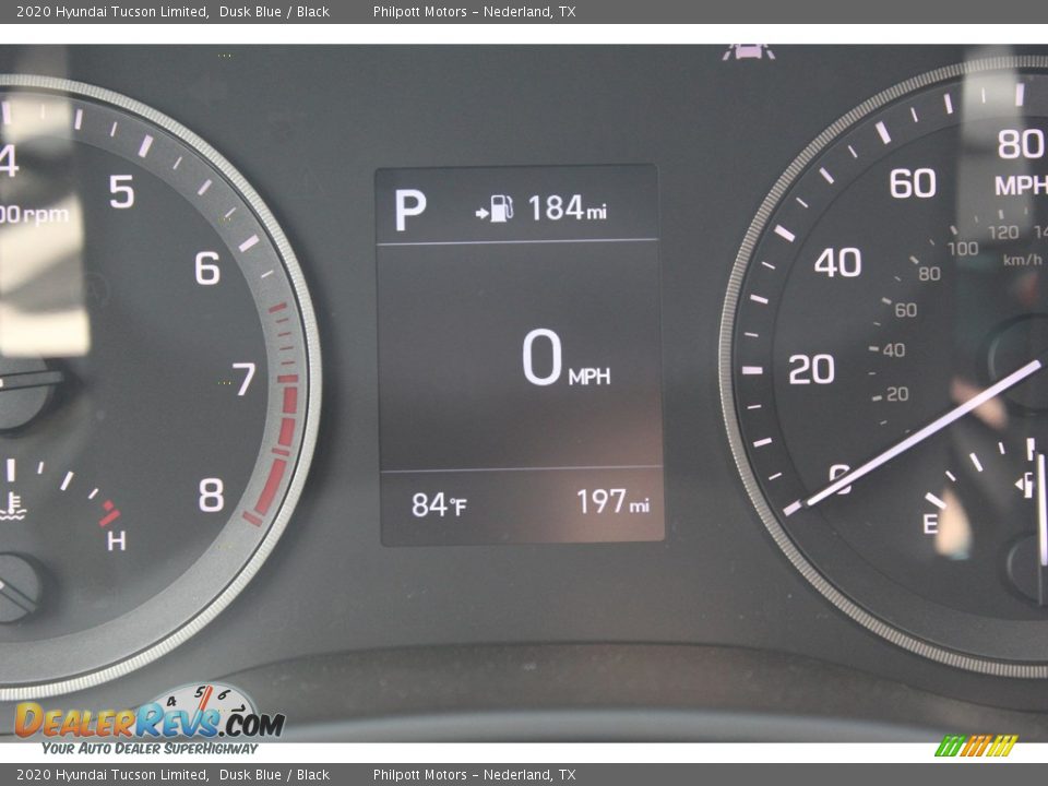 2020 Hyundai Tucson Limited Dusk Blue / Black Photo #14