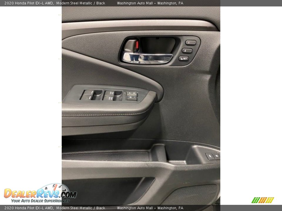 2020 Honda Pilot EX-L AWD Modern Steel Metallic / Black Photo #11