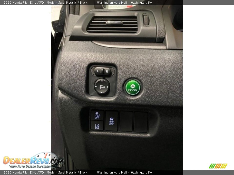 2020 Honda Pilot EX-L AWD Modern Steel Metallic / Black Photo #12