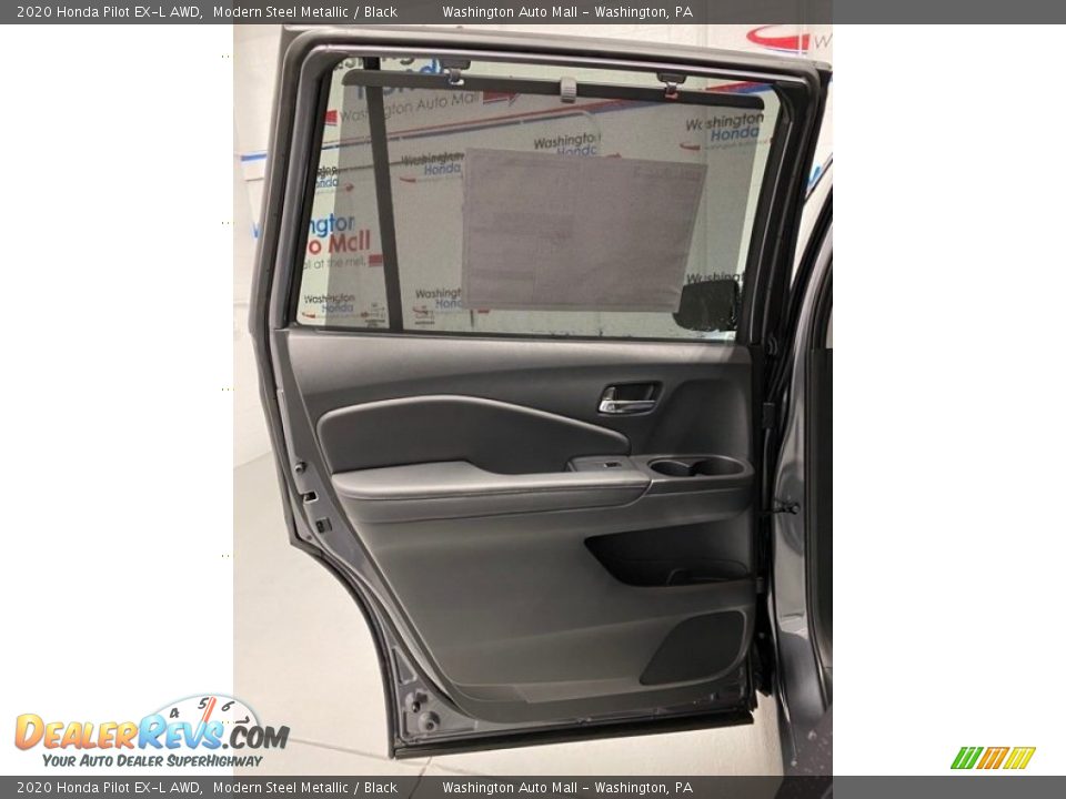 2020 Honda Pilot EX-L AWD Modern Steel Metallic / Black Photo #16