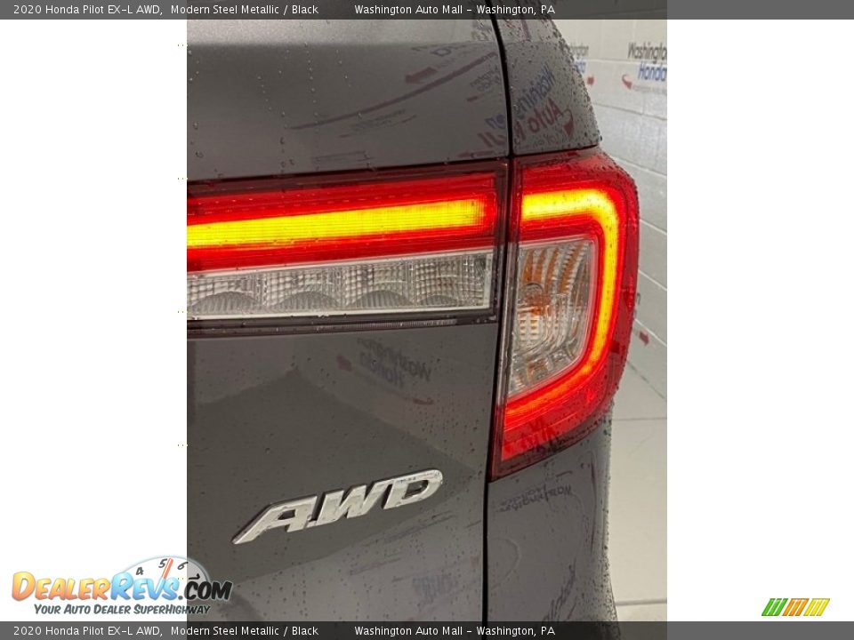 2020 Honda Pilot EX-L AWD Modern Steel Metallic / Black Photo #25