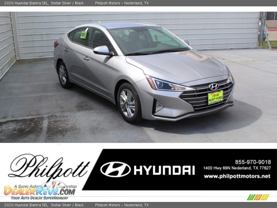 2020 Hyundai Elantra SEL Stellar Silver / Black Photo #1