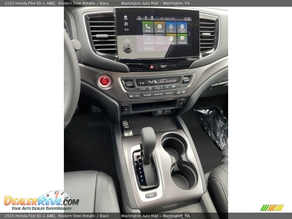 2020 Honda Pilot EX-L AWD Modern Steel Metallic / Black Photo #30