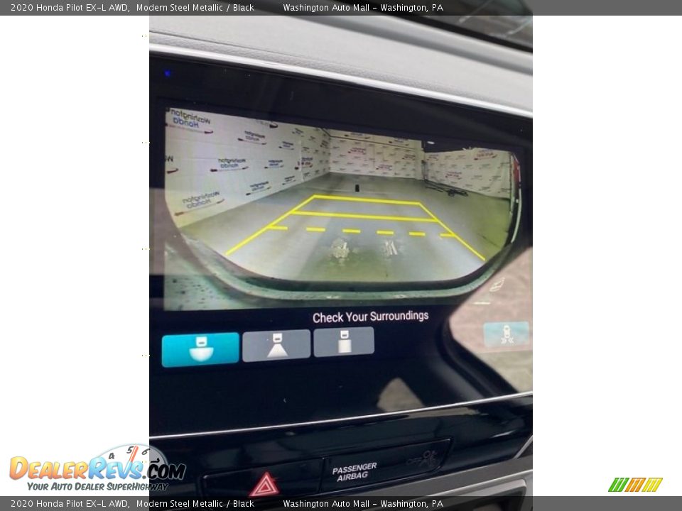 2020 Honda Pilot EX-L AWD Modern Steel Metallic / Black Photo #31