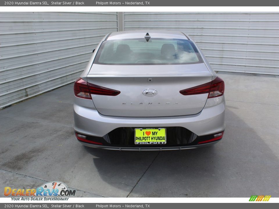 2020 Hyundai Elantra SEL Stellar Silver / Black Photo #7