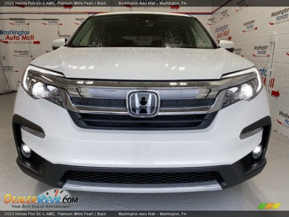 2020 Honda Pilot EX-L AWD Platinum White Pearl / Black Photo #3
