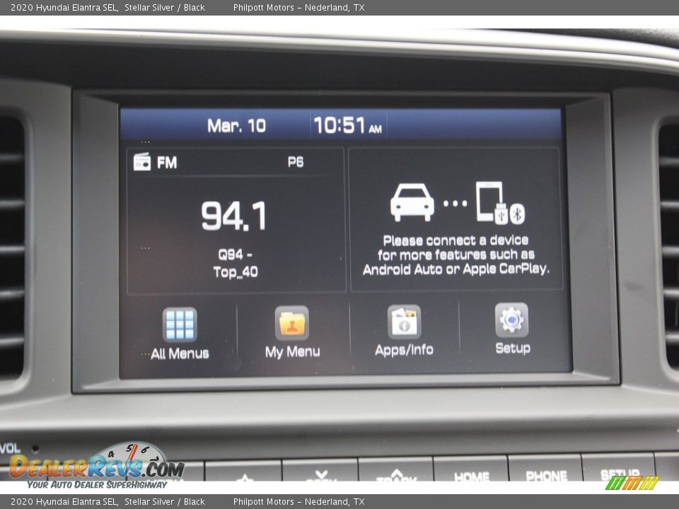 2020 Hyundai Elantra SEL Stellar Silver / Black Photo #15