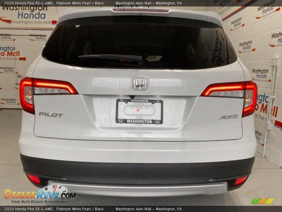 2020 Honda Pilot EX-L AWD Platinum White Pearl / Black Photo #7
