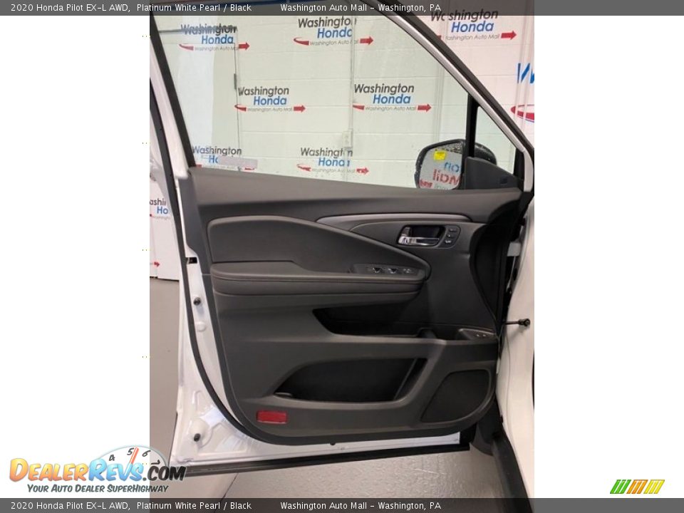 2020 Honda Pilot EX-L AWD Platinum White Pearl / Black Photo #10