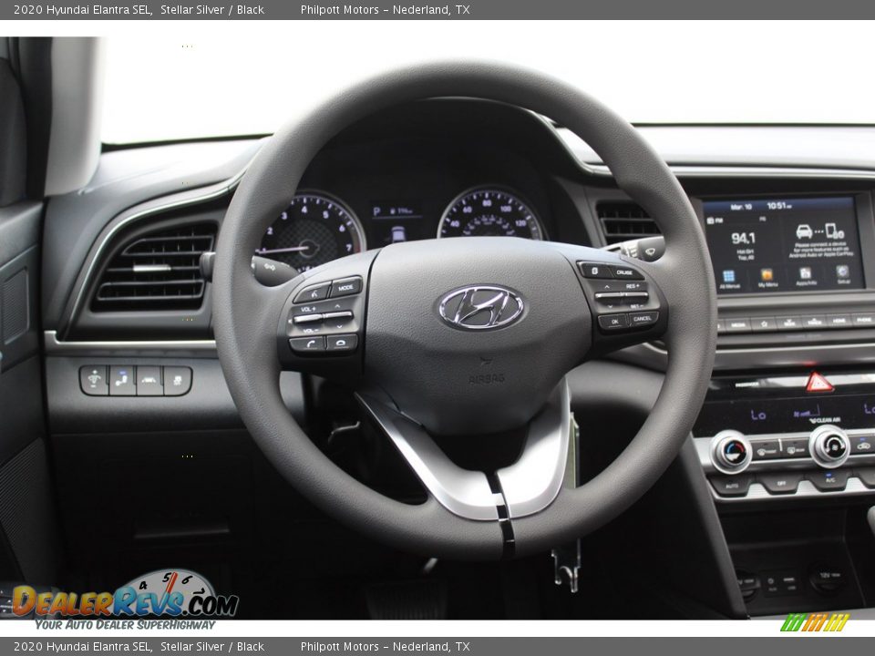 2020 Hyundai Elantra SEL Stellar Silver / Black Photo #21