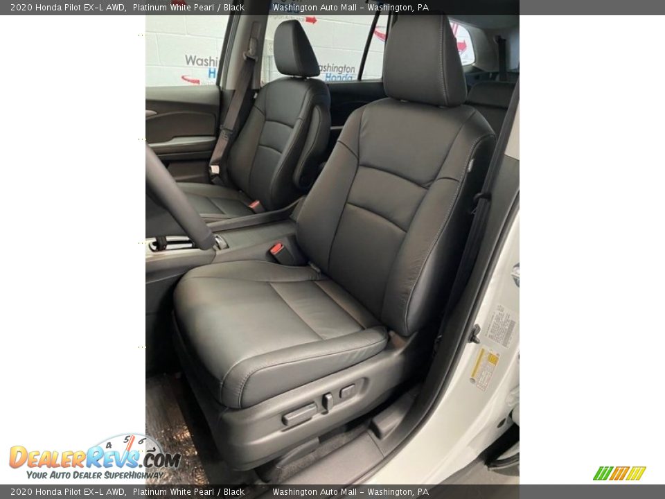 2020 Honda Pilot EX-L AWD Platinum White Pearl / Black Photo #14