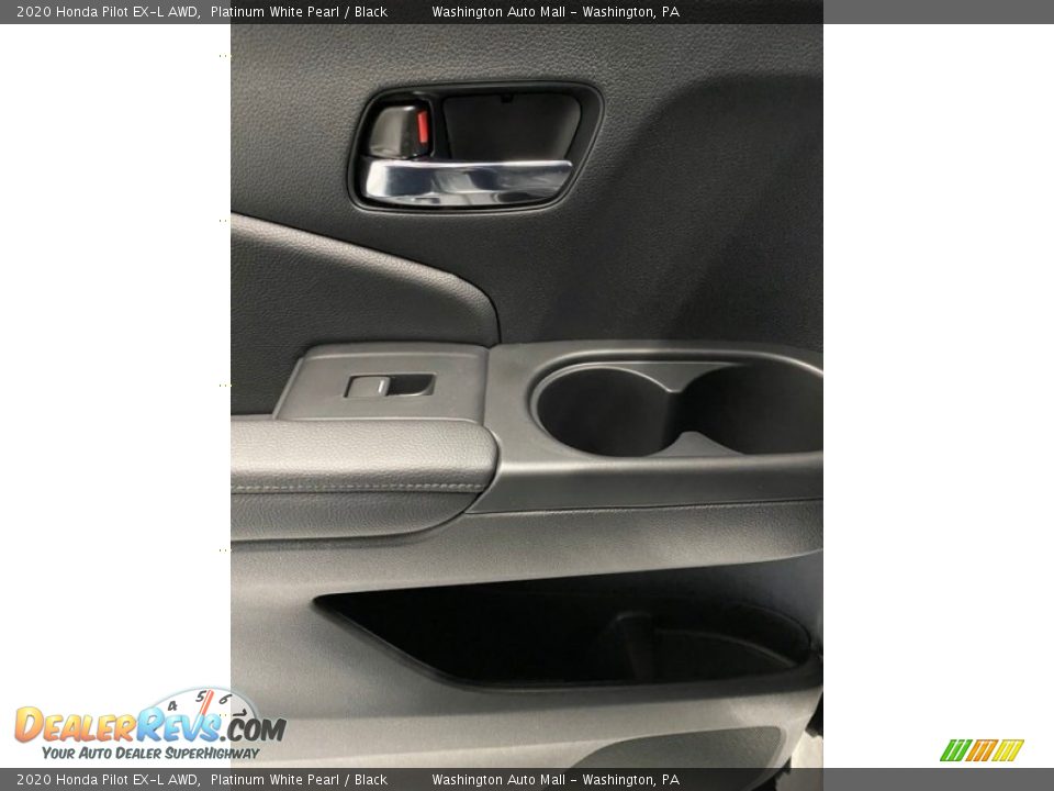 2020 Honda Pilot EX-L AWD Platinum White Pearl / Black Photo #17