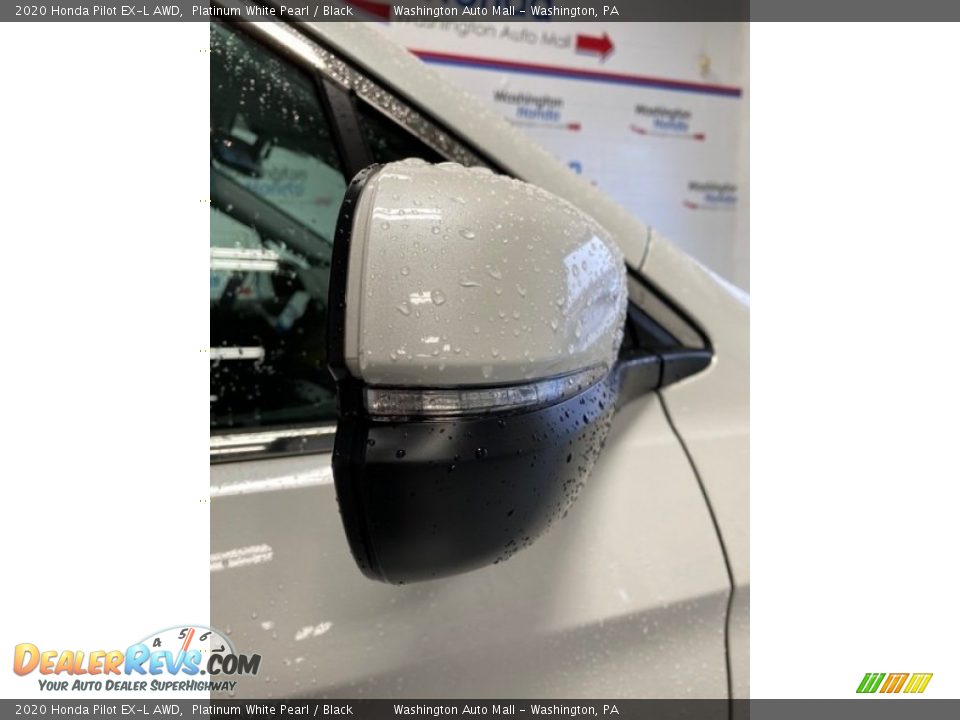 2020 Honda Pilot EX-L AWD Platinum White Pearl / Black Photo #28