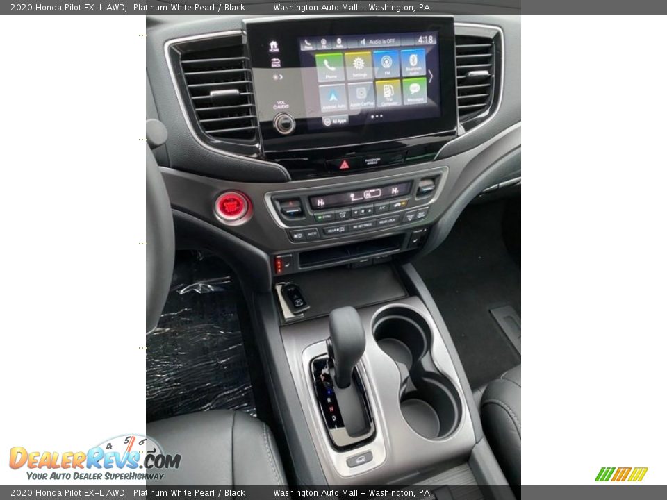 2020 Honda Pilot EX-L AWD Platinum White Pearl / Black Photo #31