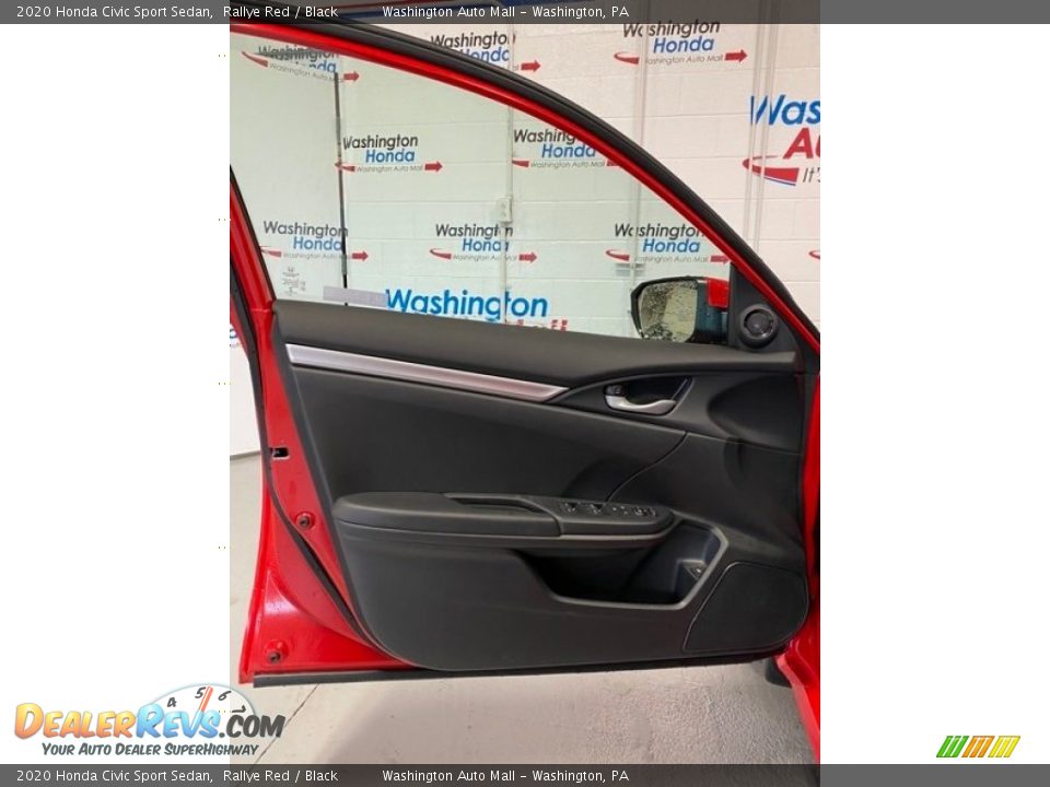 2020 Honda Civic Sport Sedan Rallye Red / Black Photo #10
