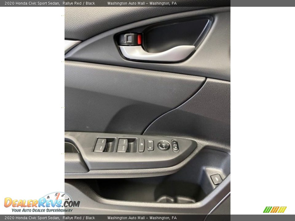 2020 Honda Civic Sport Sedan Rallye Red / Black Photo #11