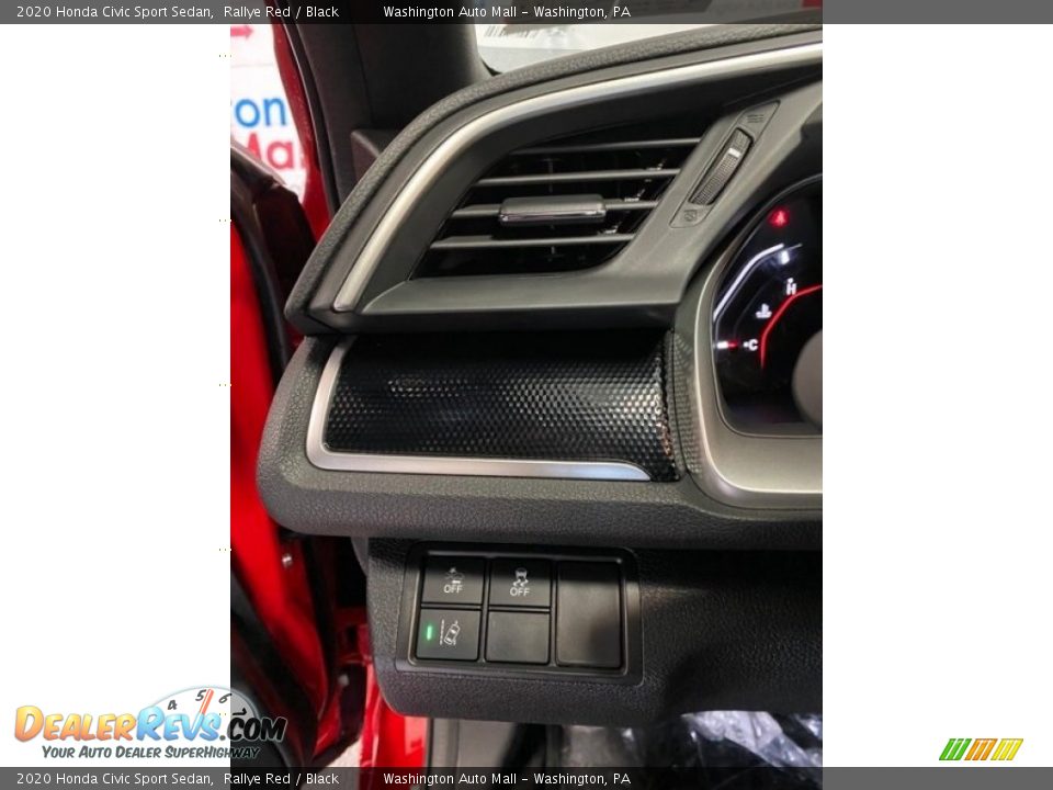 2020 Honda Civic Sport Sedan Rallye Red / Black Photo #12