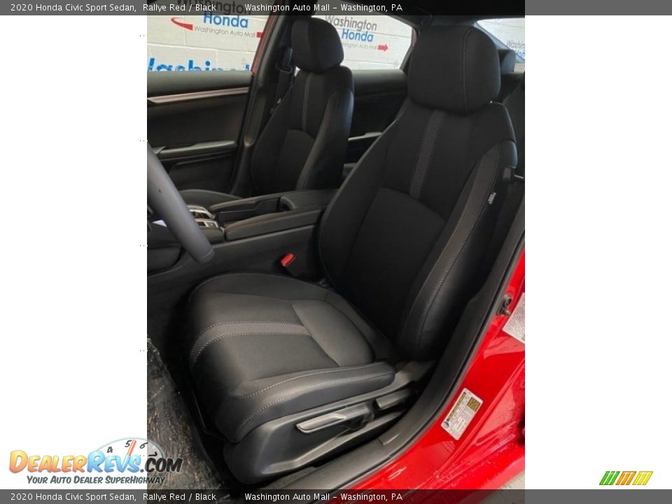 2020 Honda Civic Sport Sedan Rallye Red / Black Photo #14