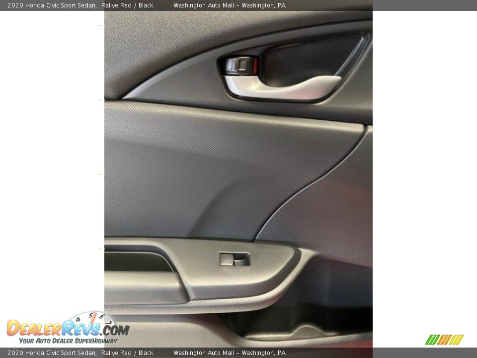 2020 Honda Civic Sport Sedan Rallye Red / Black Photo #17