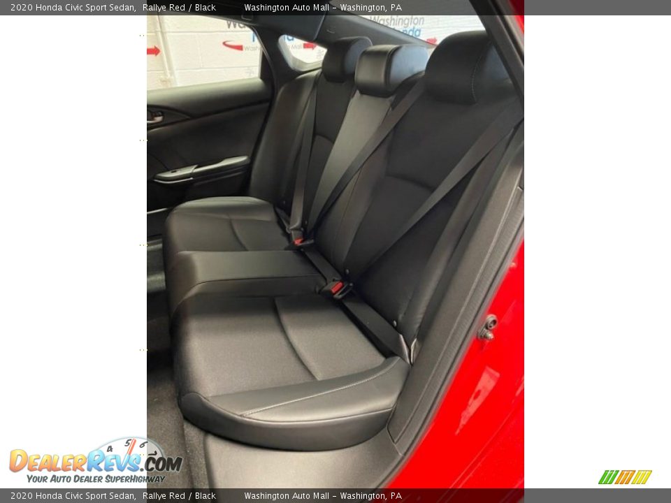 2020 Honda Civic Sport Sedan Rallye Red / Black Photo #18