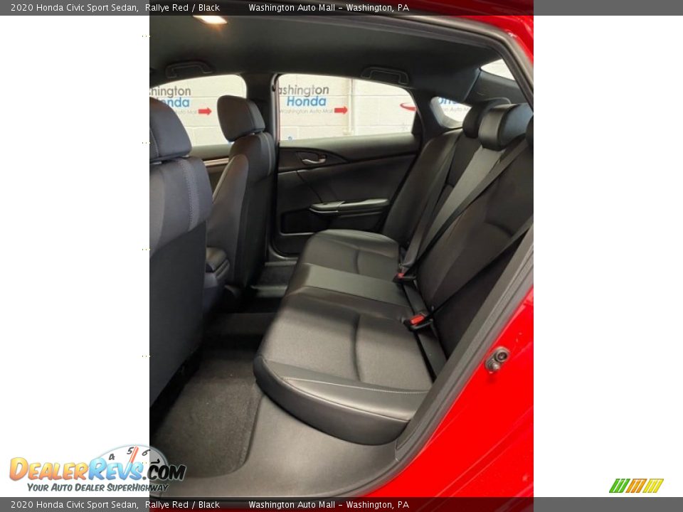 2020 Honda Civic Sport Sedan Rallye Red / Black Photo #19