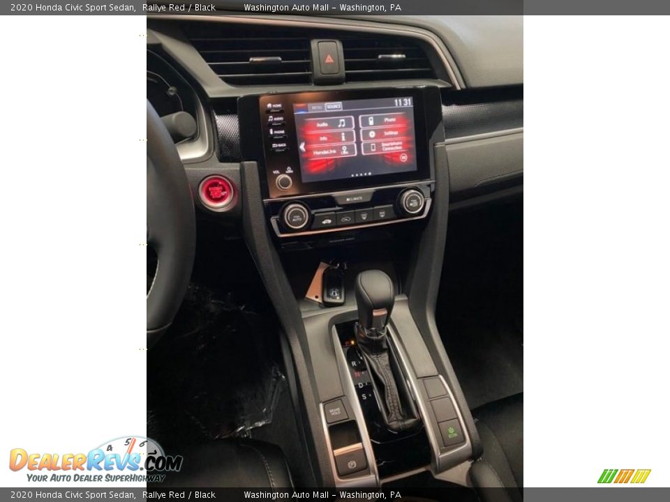 2020 Honda Civic Sport Sedan Rallye Red / Black Photo #26