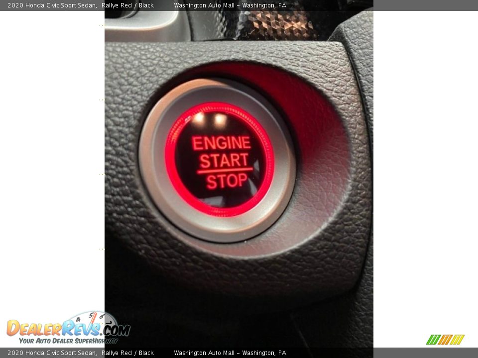 2020 Honda Civic Sport Sedan Rallye Red / Black Photo #30
