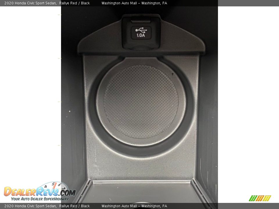2020 Honda Civic Sport Sedan Rallye Red / Black Photo #32