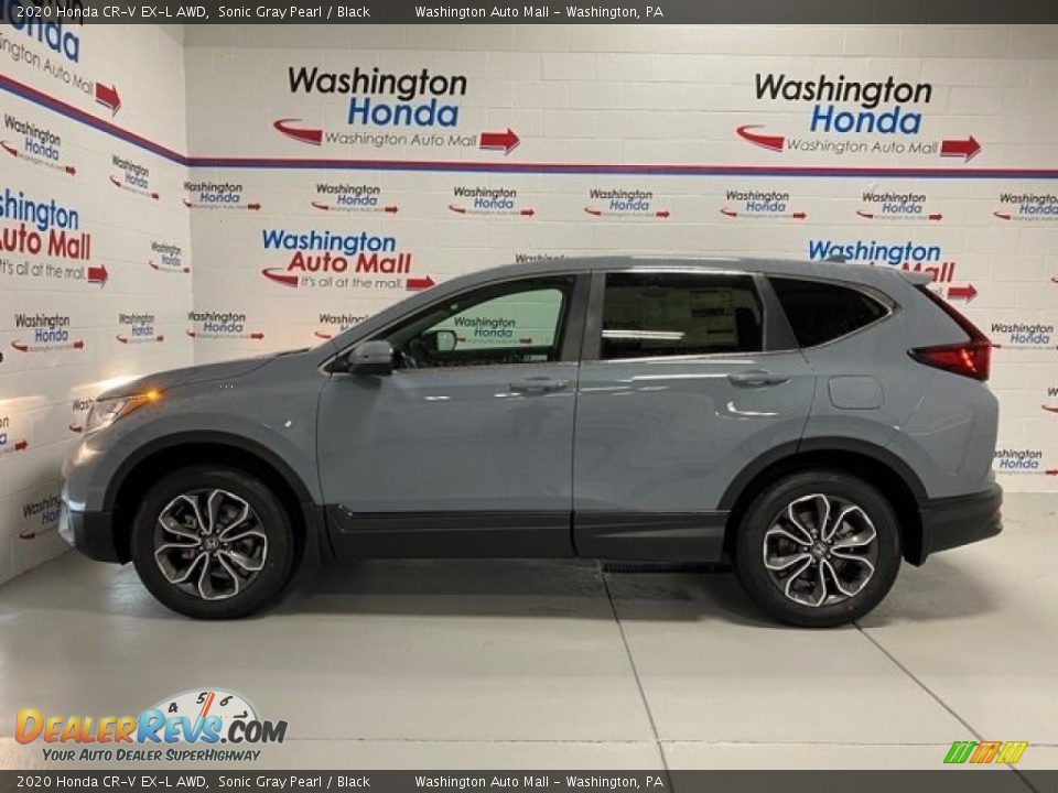 2020 Honda CR-V EX-L AWD Sonic Gray Pearl / Black Photo #5
