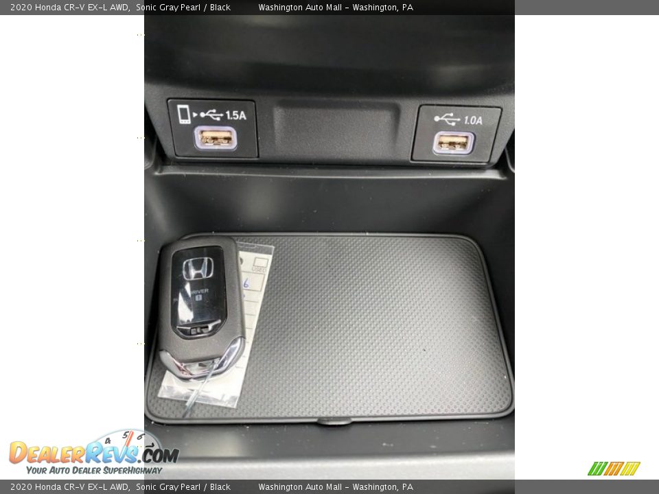 2020 Honda CR-V EX-L AWD Sonic Gray Pearl / Black Photo #34