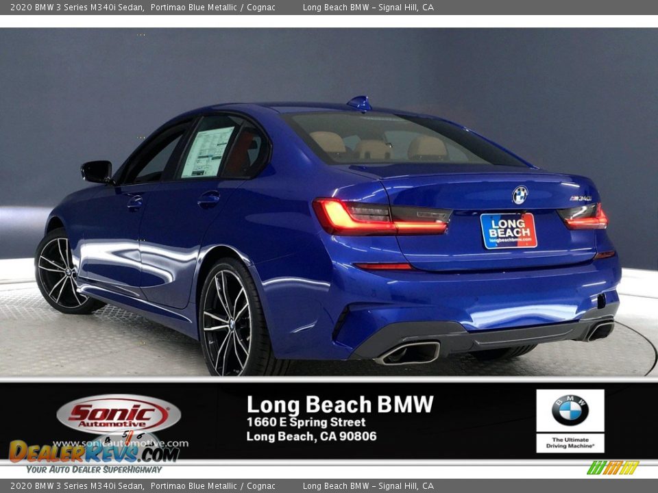 2020 BMW 3 Series M340i Sedan Portimao Blue Metallic / Cognac Photo #2