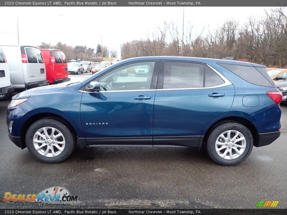2020 Chevrolet Equinox LT AWD Pacific Blue Metallic / Jet Black Photo #2