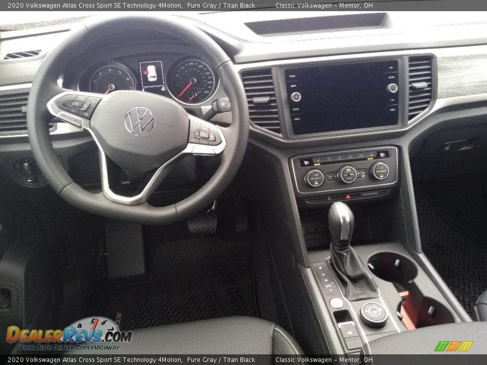 Dashboard of 2020 Volkswagen Atlas Cross Sport SE Technology 4Motion Photo #4