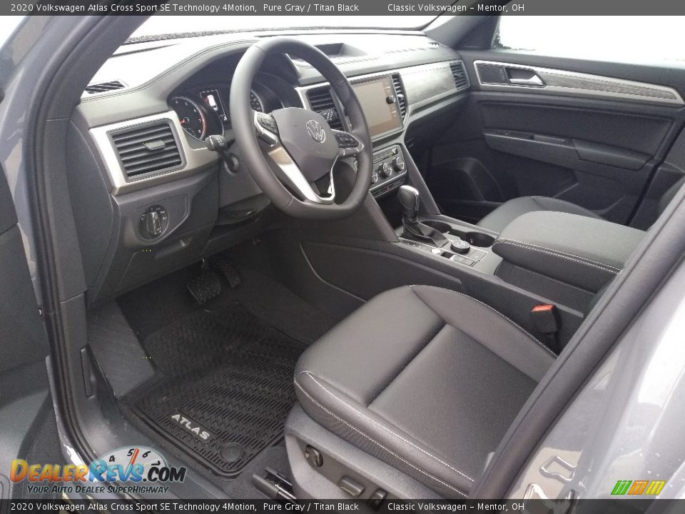 Titan Black Interior - 2020 Volkswagen Atlas Cross Sport SE Technology 4Motion Photo #5