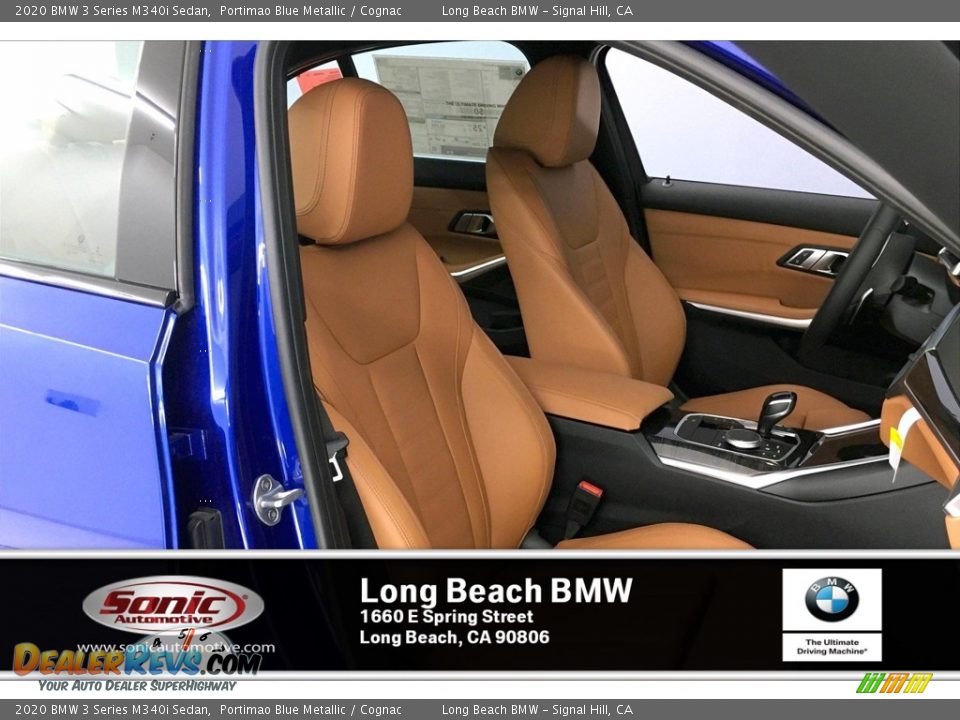2020 BMW 3 Series M340i Sedan Portimao Blue Metallic / Cognac Photo #7