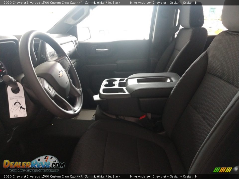 2020 Chevrolet Silverado 1500 Custom Crew Cab 4x4 Summit White / Jet Black Photo #11