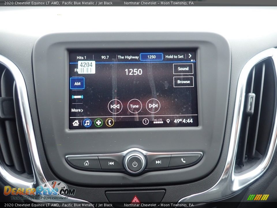 2020 Chevrolet Equinox LT AWD Pacific Blue Metallic / Jet Black Photo #17