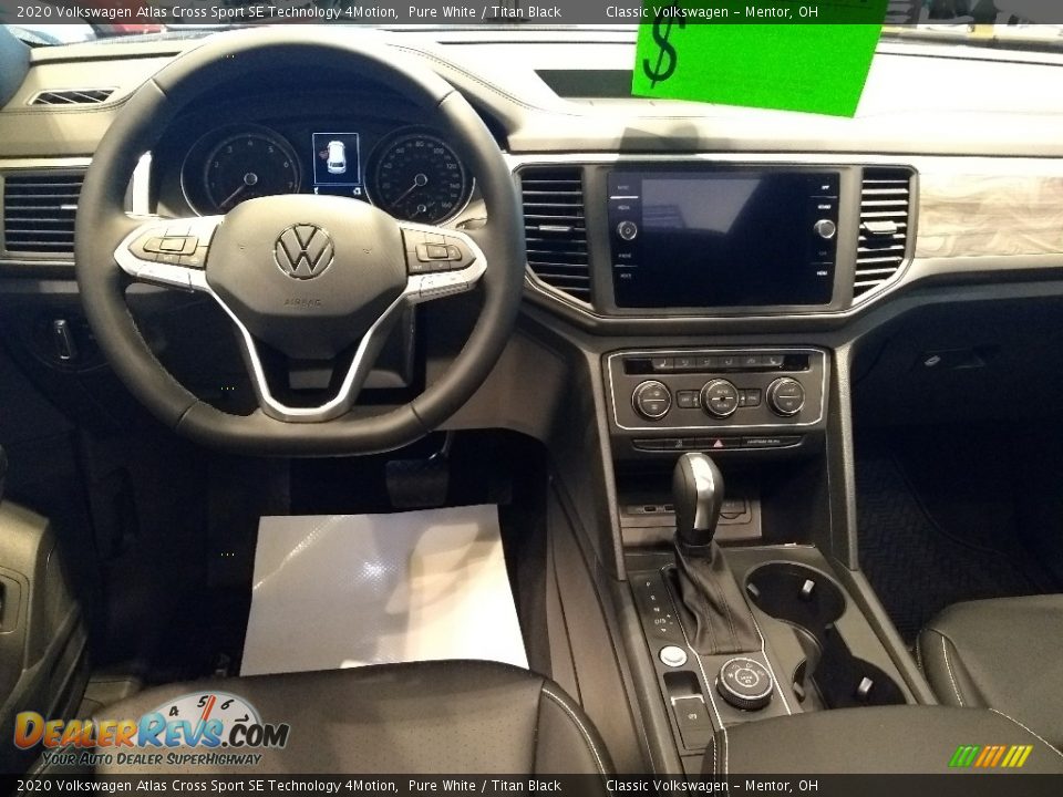 2020 Volkswagen Atlas Cross Sport SE Technology 4Motion Pure White / Titan Black Photo #3