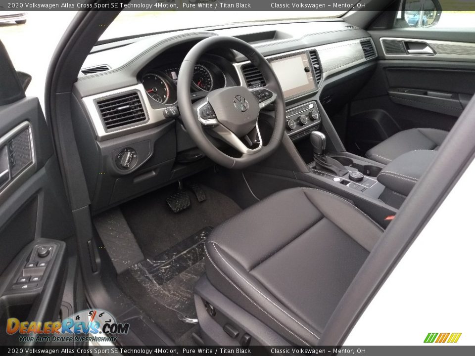 Titan Black Interior - 2020 Volkswagen Atlas Cross Sport SE Technology 4Motion Photo #5
