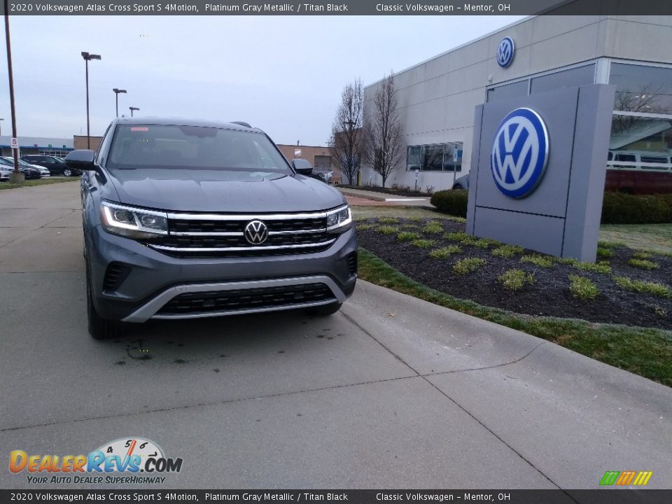 2020 Volkswagen Atlas Cross Sport S 4Motion Platinum Gray Metallic / Titan Black Photo #1
