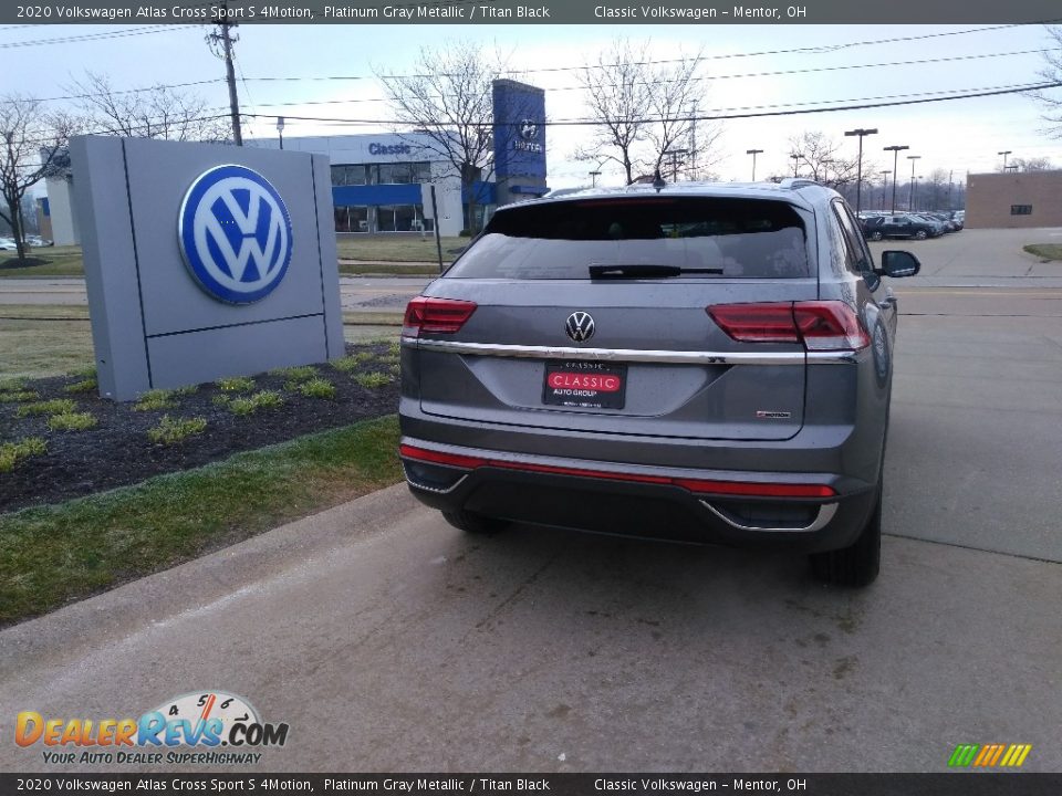 2020 Volkswagen Atlas Cross Sport S 4Motion Platinum Gray Metallic / Titan Black Photo #3