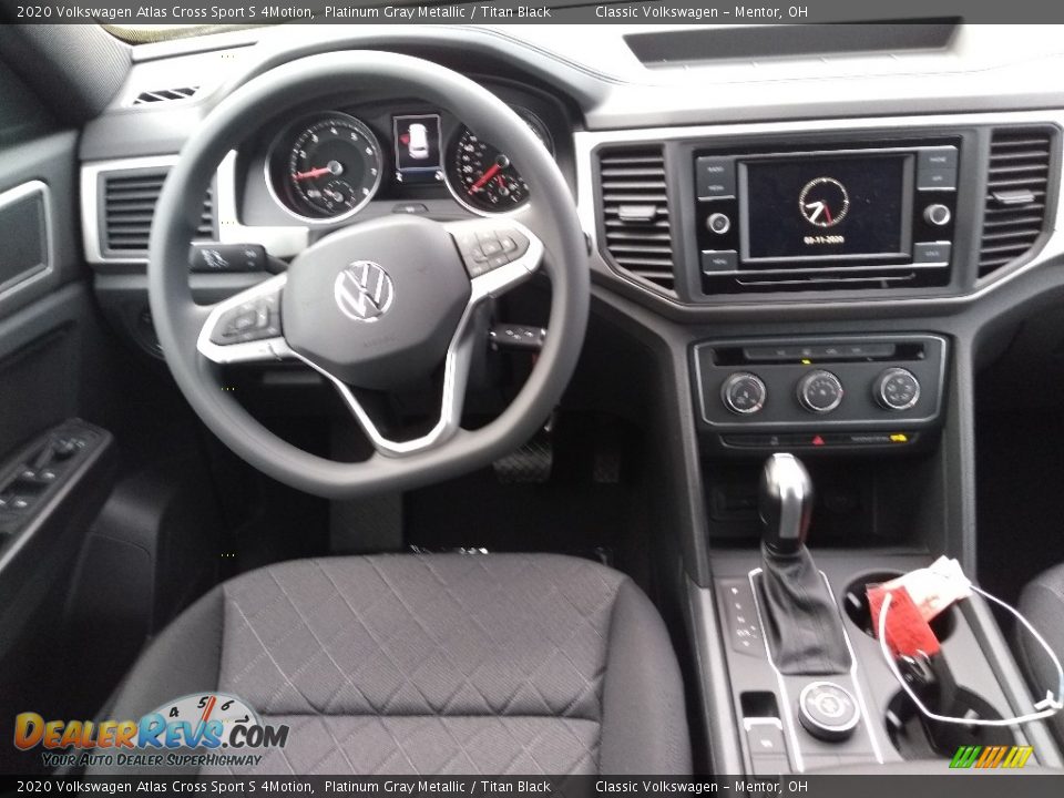 Dashboard of 2020 Volkswagen Atlas Cross Sport S 4Motion Photo #4