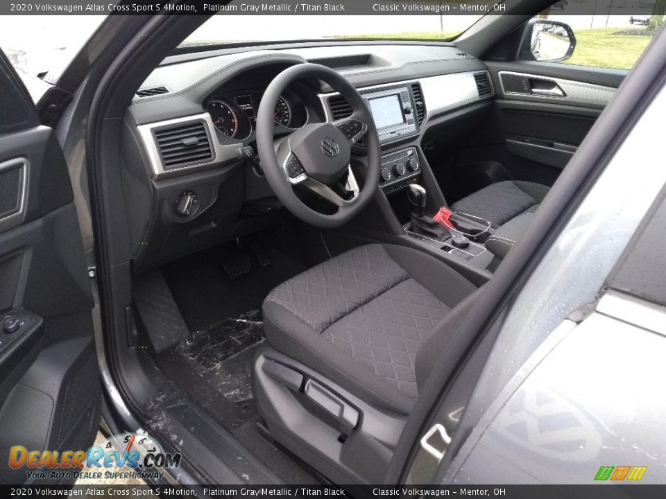 Titan Black Interior - 2020 Volkswagen Atlas Cross Sport S 4Motion Photo #5