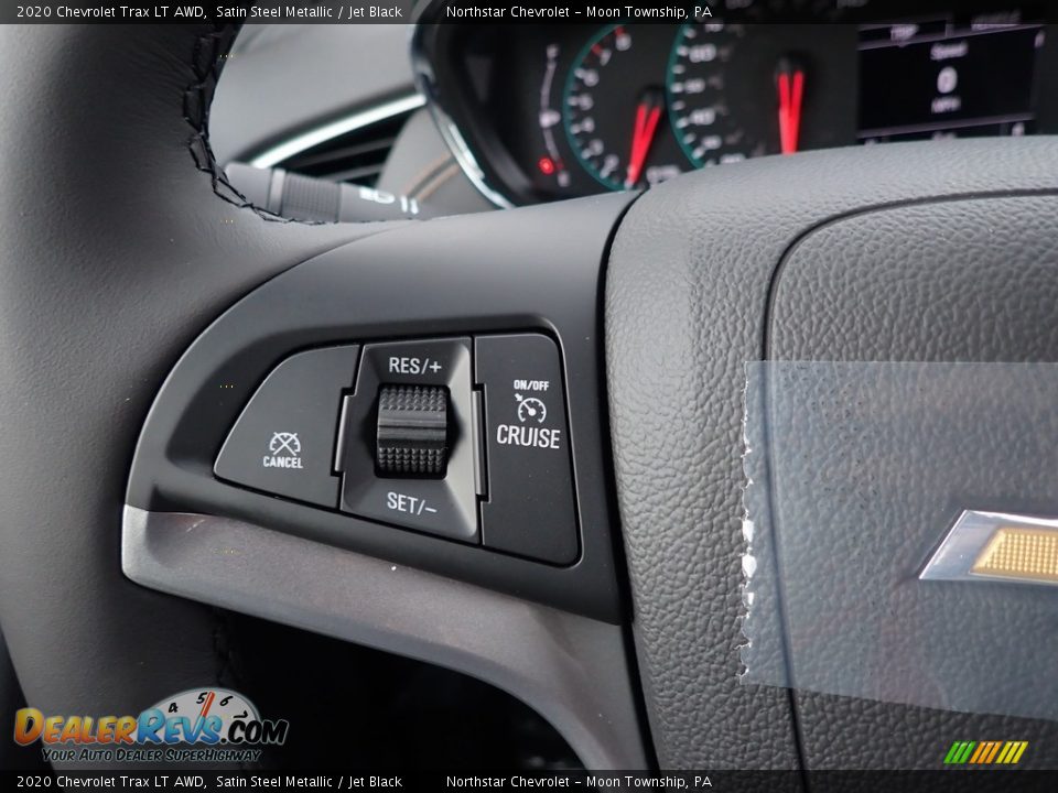 2020 Chevrolet Trax LT AWD Satin Steel Metallic / Jet Black Photo #20
